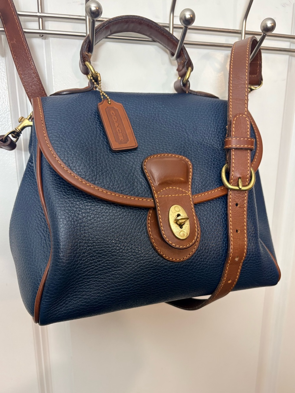 Vintage Coach Sheridan Monticello Bag 399 Crossbody - Early 90s Rare